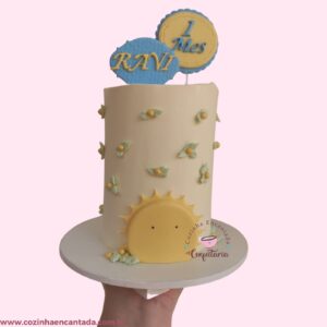 Bolo de Aniversário para 1 ano para menino