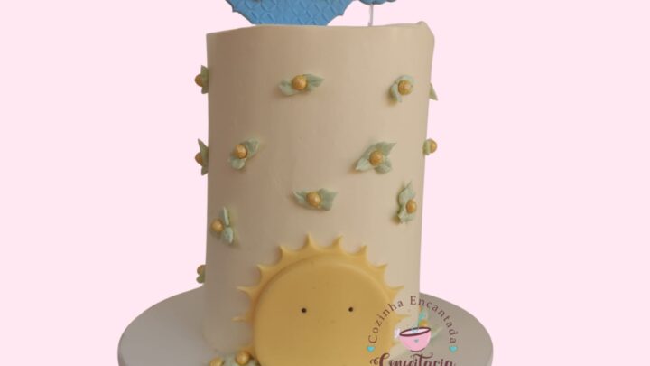 Bolo de Aniversário para 1 ano para menino